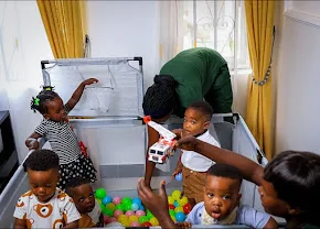 Nanaville caretakers handling children