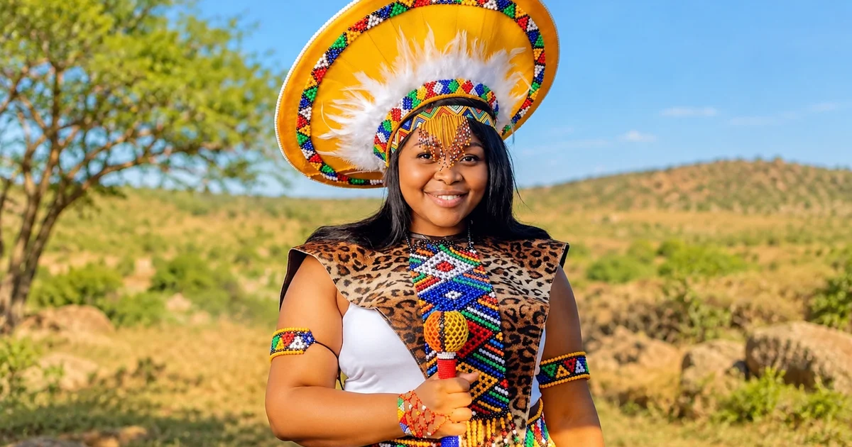 Beautiful_Zulu_Woman_in_Beaded_Heritage_Portrait_by_the_Countryside