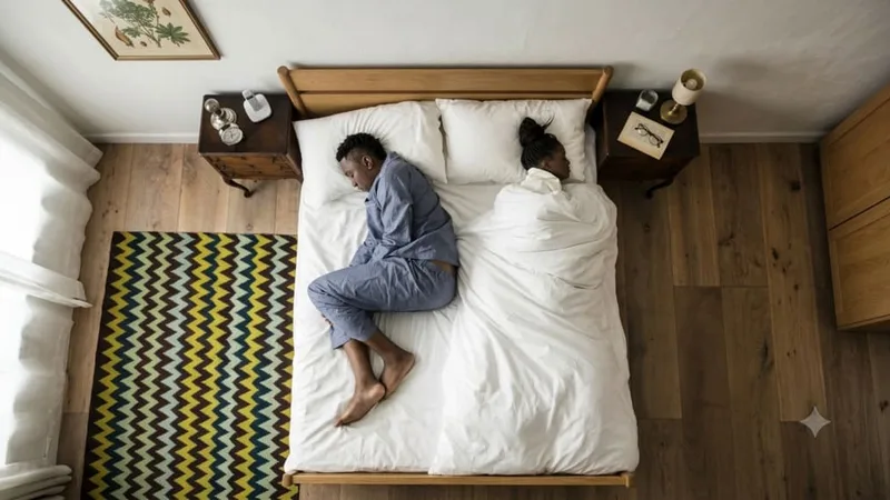 Two bedrooms is the best solution; our parents stayed together.