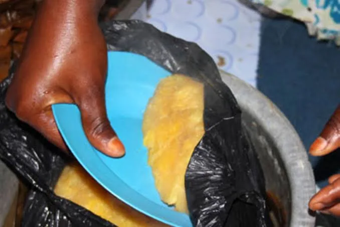 cooking-matooke-in-polythene-bag