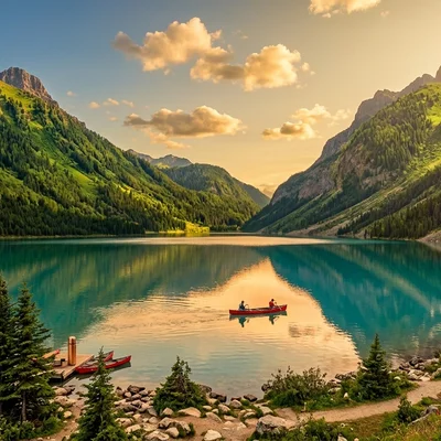 lake-between-two-mountains