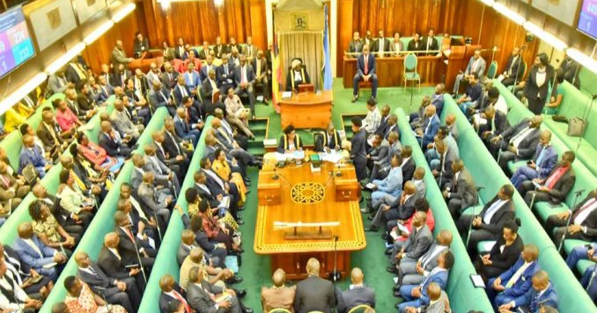 The Uganda Parliament in session