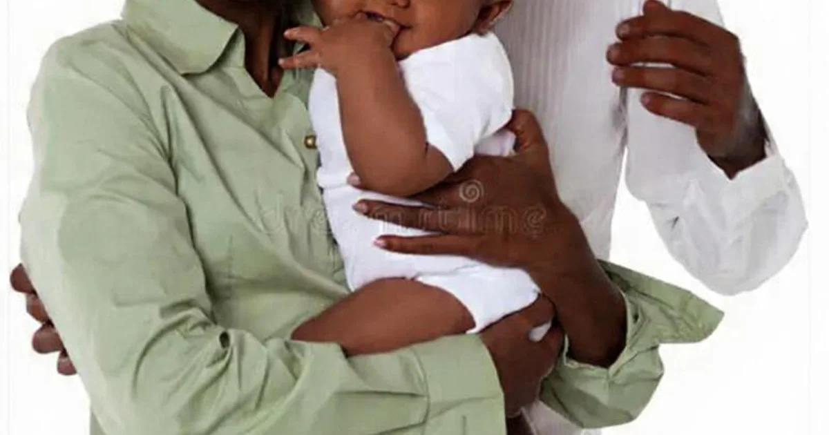 Happy African family